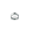 Dyrberg/Kern Compliments Ring 1 Bevelled Edge Ring, Silver Size III