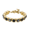Dyrberg/Kern Conian Bracelet, Gold & Black