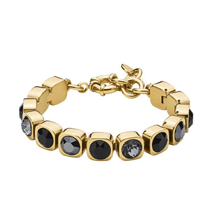 Dyrberg/Kern Conian Bracelet, Gold & Black