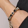 Dyrberg/Kern Conian Bracelet, Gold & Black