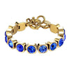 Dyrberg/Kern Conian Bracelet, Sapphire & Gold