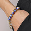 Dyrberg/Kern Conian Bracelet, Sapphire & Gold