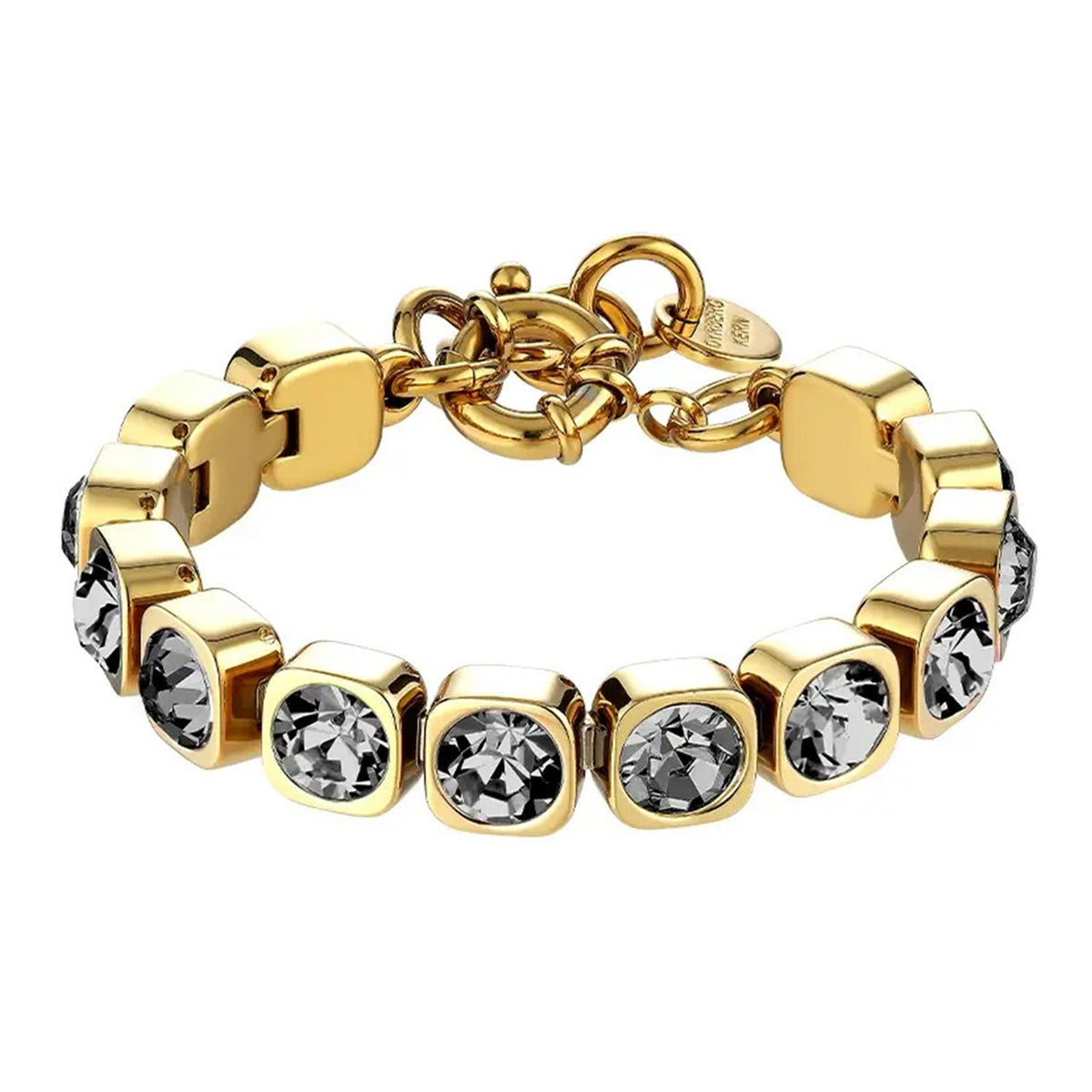 Dyrberg/Kern Conian Bracelet, Gold & Grey