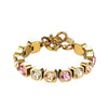 Dyrberg/Kern Conian Bracelet, Gold & Peach