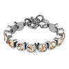Dyrberg/Kern Conian Bracelet, Sand & Silver