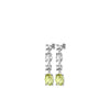 Dyrberg/Kern Cornelia Drop Earrings, Silver & Yellow