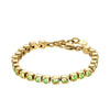 Dyrberg/Kern Cory Bracelet, Light Green & Gold