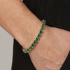 Dyrberg/Kern Cory Bracelet, Gold & Green