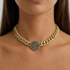Dyrberg/Kern Cosma Necklace, Black & Gold