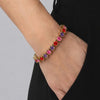Dyrberg/Kern Courage Bracelet, Red & Gold Multi