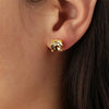 Dyrberg/Kern Daze Earrings, Yellow & Gold