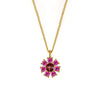 Dyrberg/Kern Delise Necklace, Gold & Pink Multi