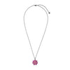 Dyrberg/Kern Delise Necklace, Silver & Pink Multi