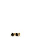 Dyrberg/Kern Dia Earrings, Gold & Black