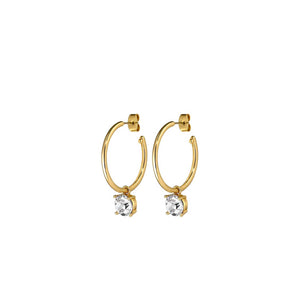 Dyrberg/Kern Diega Half Hoop Earrings, Gold