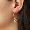 Dyrberg/Kern Diega Half Hoop Earrings, Gold