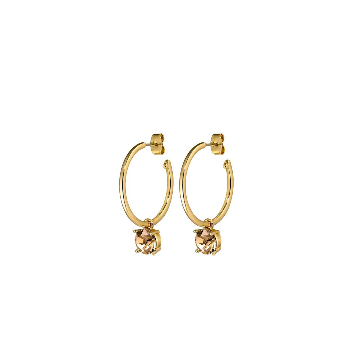 Dyrberg/Kern Diega Half Hoop Earrings, Yellow & Gold