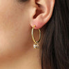 Dyrberg/Kern Diega Half Hoop Earrings, Yellow & Gold