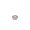 Dyrberg/Kern Emotion Ring Topper, Light Rose & Silver Ring Topper