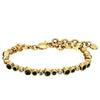 Dyrberg/Kern Esina Bracelet, Black & Gold