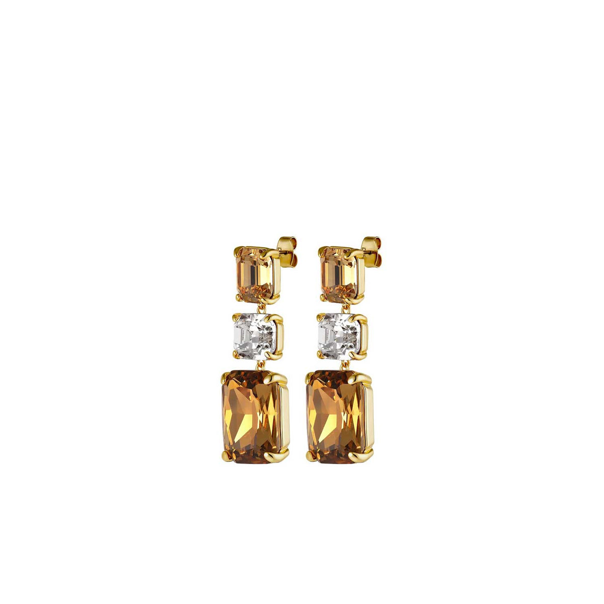Dyrberg/Kern Esmara Drop Earrings, Yellow & Gold