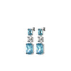 Dyrberg/Kern Esmara Drop Earrings, Silver & Blue