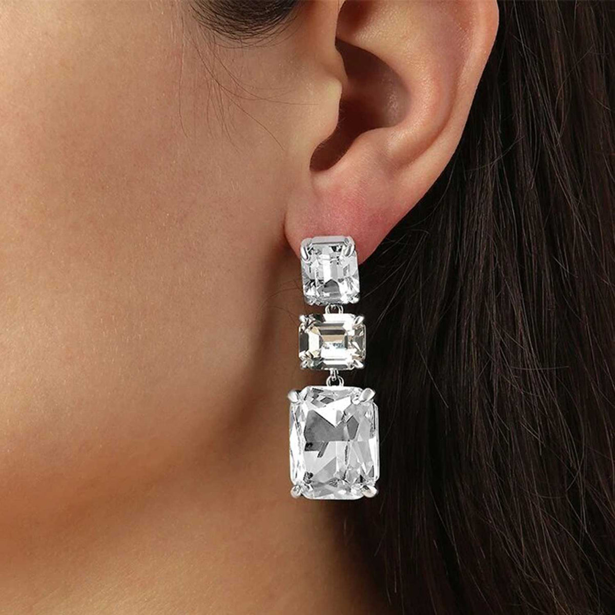 Dyrberg/Kern Esmara Drop Earrings, Silver