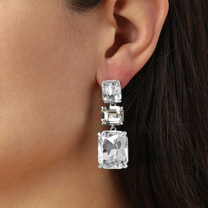Dyrberg/Kern Esmara Drop Earrings, Silver