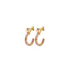 Dyrberg/Kern Esprit Earrings, Gold & Pink