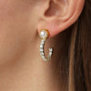 Dyrberg/Kern Esprit Pearl Earrings, Gold
