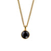 Dyrberg/Kern Ette Necklace, Gold & Black