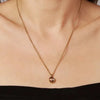 Dyrberg/Kern Ette Necklace, Gold & Brown