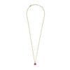 Dyrberg/Kern Ette Crystal Necklace, Gold & Pink