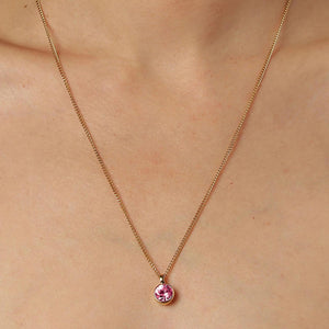 Dyrberg/Kern Ette Necklace, Pink & Gold