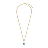 Dyrberg/Kern Ette Necklace, Turquoise & Gold