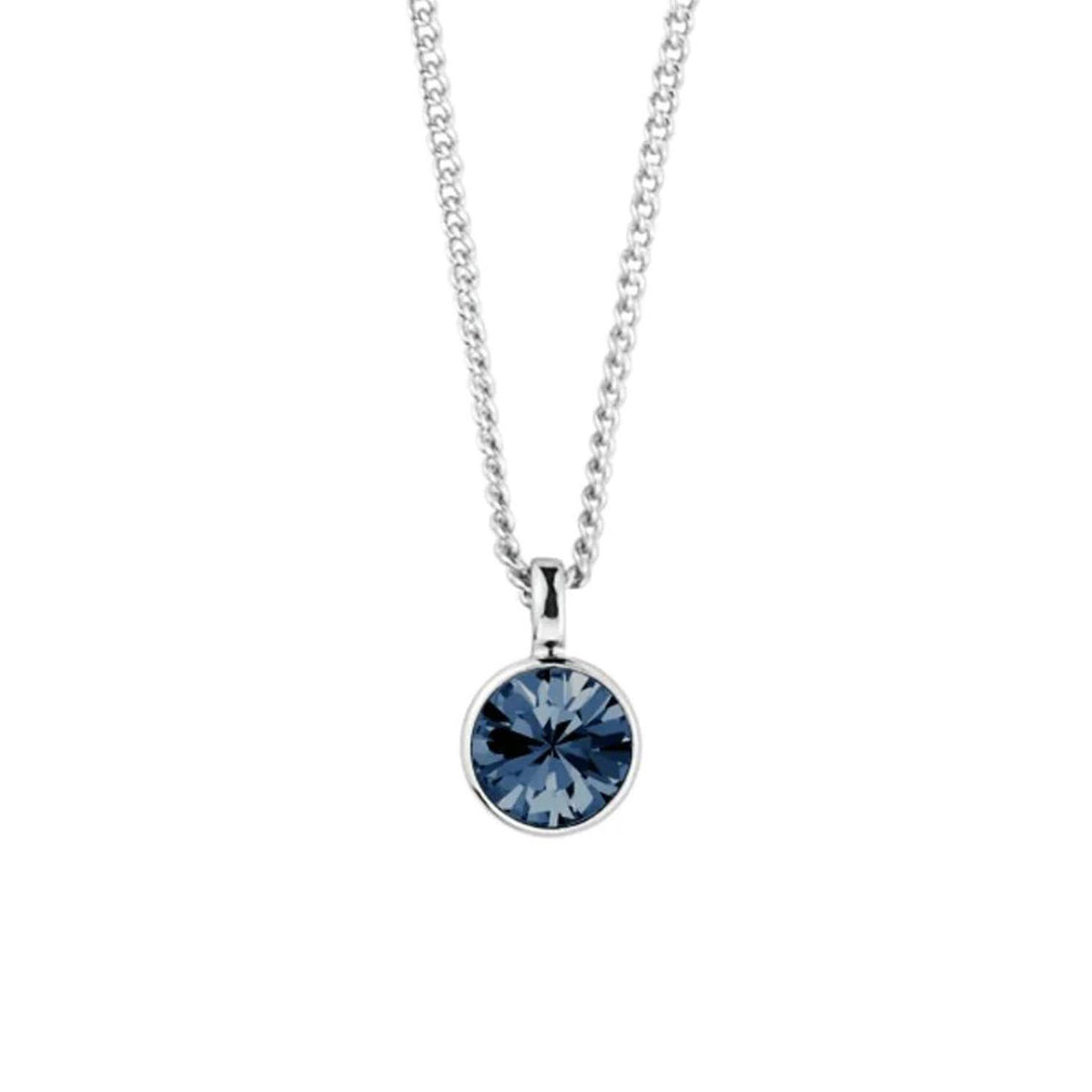 Dyrberg/Kern Ette Royal Blue Pendant Necklace, Silver