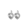 Dyrberg/Kern Felicia Heart Earrings, Silver