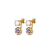Dyrberg/Kern Floss Earrings, Gold Multi
