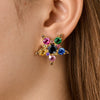 Dyrberg/Kern Gemini Star Earrings, Gold Multi