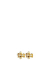 Dyrberg/Kern Gigi Stud Earrings, Peach & Gold