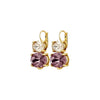 Dyrberg/Kern Globlue Earrings, Vintage Rose & Gold