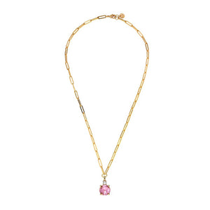 Dyrberg/Kern Glory Necklace, Pink & Gold