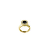 Dyrberg/Kern Grace Ring Topper, Gold & Black