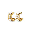 Dyrberg/Kern Helen Pearl Hoops, Gold