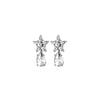 Dyrberg/Kern Hydra Star Drop Earrings, Silver
