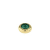 Dyrberg/Kern Joy Ring Topper, Emerald Green & Gold