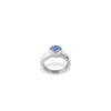 Dyrberg/Kern Joy Ring Topper, Silver & Light Blue