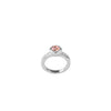 Dyrberg/Kern Joy Ring Topper, Silver & Pink