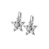 Dyrberg/Kern Libra Star Drop Earrings, Silver