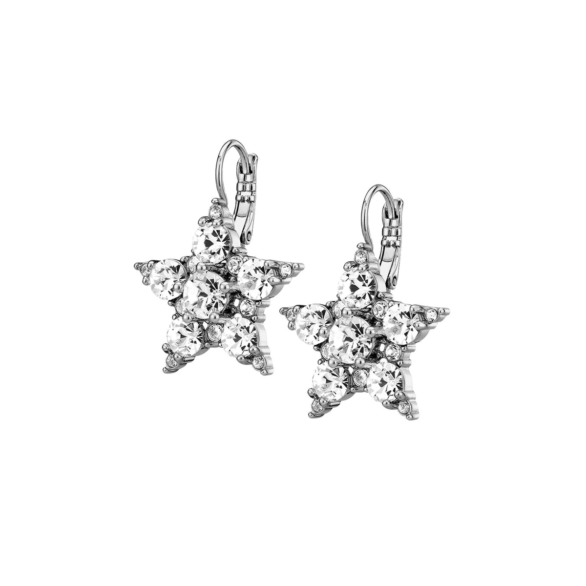 Dyrberg/Kern Libra Star Drop Earrings, Silver